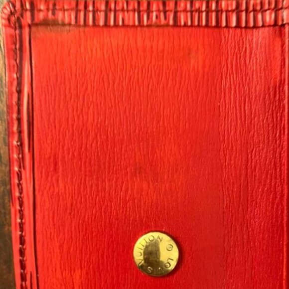 Louis Vuitton Fiery Red Epi Leather Key Wallet EUC - Picture 14 of 14